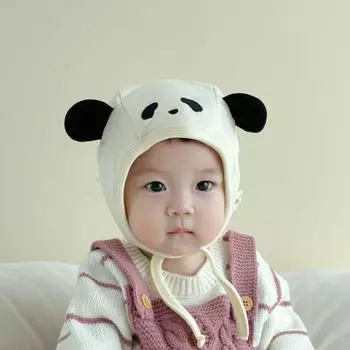 Baby Hat Cute Cartoon Pullover Hat Male and Female Baby Ear Protector Winter Warm Toddler Windproof Hat Hat circumference 40-47cm Reference 2-18 months