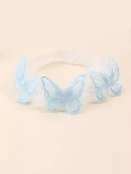 Baby Headband White Lace Butterfly Headwear BabyPhotography Fashion Hairband For Baby Girl Hair Accessories Soft And Stretchy