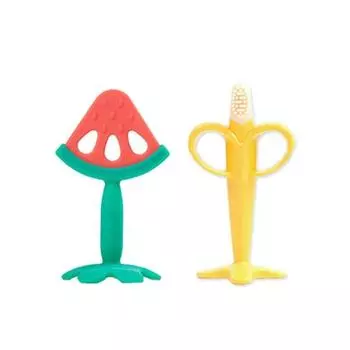 Baby&I силиконовые прорезывания зубов арбуз + банан корейские детские игрушки