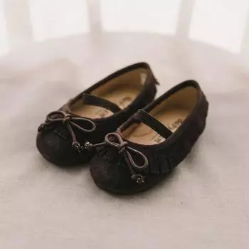 Baby Jam для девочек с лентами Mood Flat, коричневый-A060 130