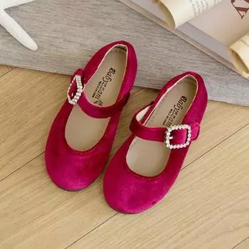 Baby Jam Girls Christina Flat Wine-Y888 150