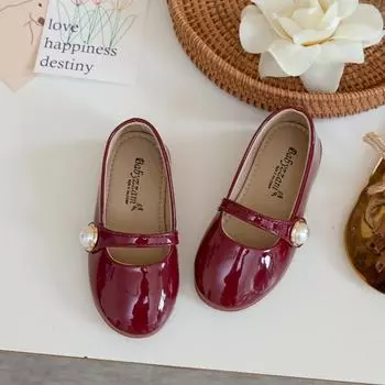 Baby Jam Pearl Flat Wine для девочек-Y889 140