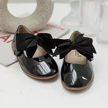 Baby Jam Vivien Ribbon для девочек на плоской подошве, черный-Y788 130