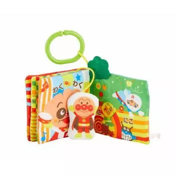 Baby Labo Anpanman - иллюстрированная книга для прогулок по ткани, развивающая мозг