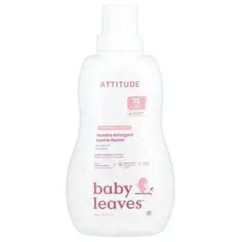 Baby Leaves™, Laundry Detergent, Extra Gentle, Unscented, 1.04 L (35.2 Fl Oz)