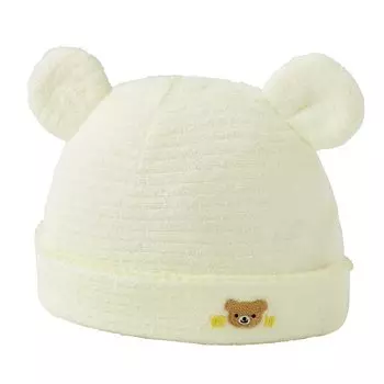 Baby Made in Birth Baby Free White [MIKI HOUSE] Hood, Hood, Hat, Non-twisted Yarn, Japan, Boys, Girls, Newborns, Preparation, Baby, Clothes,