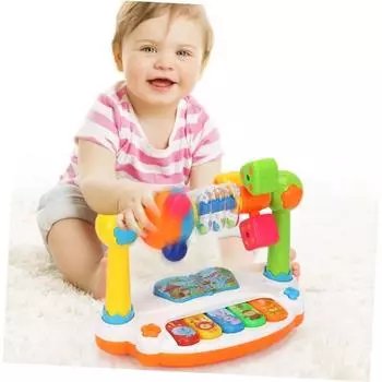 Baby Music Piano Toy Early Learning Musical Keyboard Toy Baby Piano Toy Keyboard Musical Toy Educational Interactive Toddler разноцветный