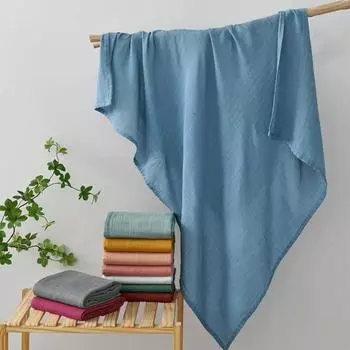 Baby Muslin Swaddle Blankets 2 Layers Breathable Skin-Friendly Newborn Receiving Blankets Swaddle Wrap Baby Essentials 120*110cm 120x110cm