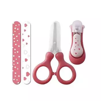baby nail trimmer Children s Care Tools Storage Set Baby s Nail Clippers Kits For Kids Nail Clipper Scissors Nail Clippers красный