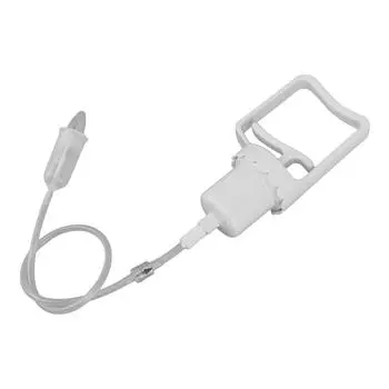Baby Nose Aspirator Hand Puller Nose Sucker Manual Soft Silicone Negative Pressure Nosal Cleaning белый
