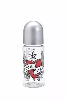 Baby Nova Rockstar Baby Polyamide Baby Bottle Heart Wings Multicolor 0 Polyamide 300ml & Months~
