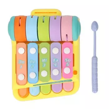 Baby Piano Keyboard Interactive Knocking Toy Educational Learning Toy Musical Instruments for жёлтый
