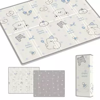 Baby Play Large Baby Baby Baby Play Nap Shock Storage Bag Easy to Nursery Picnic Starry 160 см x 180 см x Коврик, толстый, складной, коврик, водонепроницаемый,