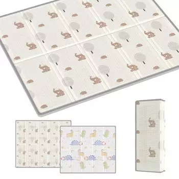 Baby Play Large Baby Baby Baby Play Nap Shock Storage Bag Easy to Nursery Picnic 160 см x 180 см x Коврик, толстый, коврик, складной, коврик, водонепроницаемый, коврик,