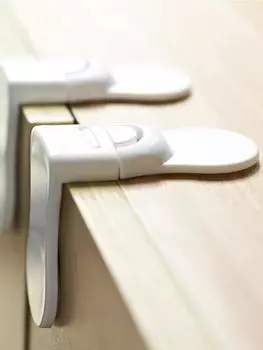 Детский замок для ящика, защищающий от защемления рук, замки для ящиков шкафа, пластиковая белая пряжка безопасности для детей, защита детей