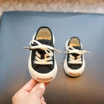 Baby shoes Baby toddler shoes 1-2 years old Soft-soled boys and children s canvas shoes Women s casual shoes It is recommended to add 1.0cm to the foot length