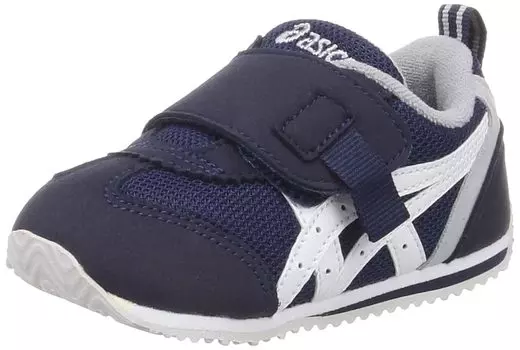 Baby Shoes Low Cut 1 Belt 257 cm [Sukusuku] [Color Available] Navy/White 15.5