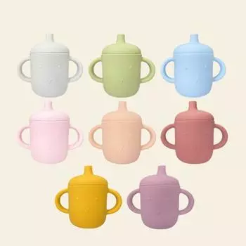 Baby Силиконовая чашка Anti-scald Мягкая текстура Пищевой класс Хорошее качество Портативный контейнер для хранения закусок для путешествий