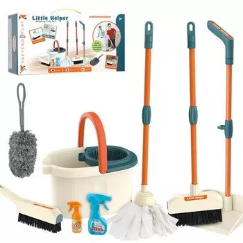 Baby Simulation Cleaning Tool Set, Children S Play House Broom Dustpan Cleaning Tool Toy Combination