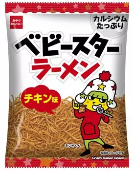 Baby Star Ramen со вкусом курицы 68 г, один товар Oyatsu Company Dagashi Snacks Ramen Snacks Snacks [Официальный]