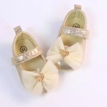 Baby Step Shoes Baby s First Pair of Toddler Shoes Baby Shoes Breathable Non-slip Girls Fashion Shoes Princess Lace Style 0-6 Months