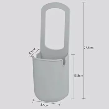 Baby Stroller Bottle Holder Gel Silicone Hanging Hook Milk Cup Bracket Kids Drink Cup Support Baby Pram Handlebar Cup Holder чёрный