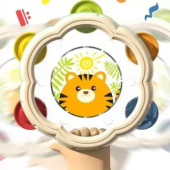 Игрушки для малышей 6 12 месяцев Музыкальные инструменты Ручной барабан Погремушки Младенцы Дети Монтессори Интерактивные Музыкальные Развивающие Игрушки