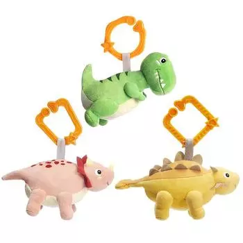 Baby Toys, Bed Bell Pendant Creative, Dinosaur Changed Dinosaur Egg Rattle Baby Car Plush Soothing