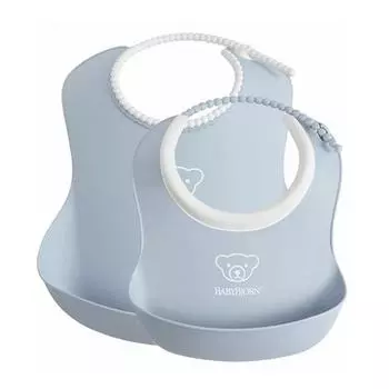 BabyBjorn детский нагрудник-нагрудник стартовый набор из 2 шт., темно-синий, 2 шт.
