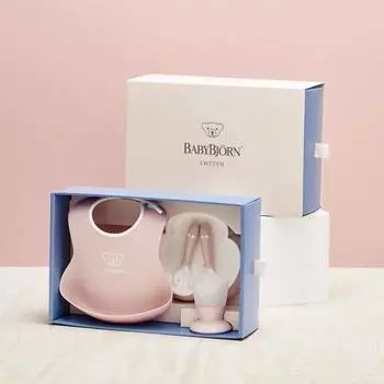 [BabyByon] Baby Dinner Set / Baby Food Gift Set Powder pink