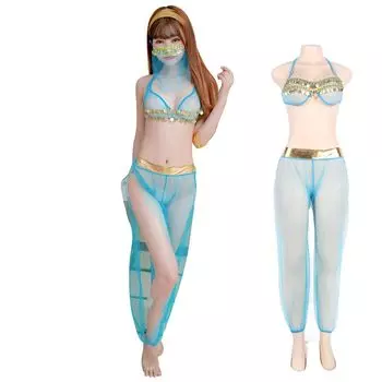 Babydoll Belly Dance Dancer Arabian Nights Сексуальный Косплей Костюм Сексуальный Косплей [kitamurasyokai] Женский