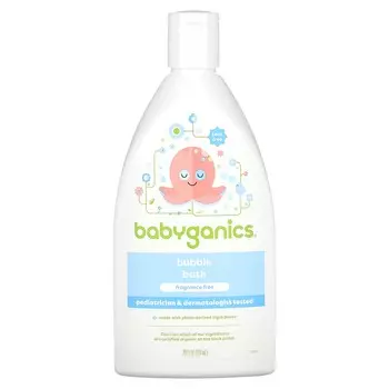 Babyganics, Пена для ванны, без запаха, 20 жидких унций (591 мл)