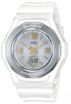Babygie Watch PRECIOUS HEART SELECTION Radio Solar White [Casio] BGA-1050GA-7BJF Women s