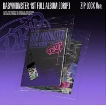 BABYMONSTER - 1-й ПОЛНЫЙ АЛЬБОМ [DRIP] ZIP LOCK Ver. - Дата выпуска 2024.11.01 0
