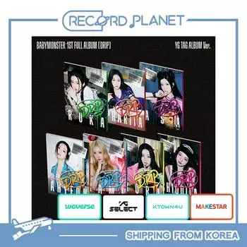 BABYMONSTER 1-й ПОЛНЫЙ АЛЬБОМ [DRIP] (YG TAG АЛЬБОМ ВЕР.) [POB] PHARITA (No Benefit)