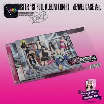 BABYMONSTER - 1-й ПОЛНЫЙ АЛЬБОМ [DRIP] JEWEL CASE Ver. 1PCS