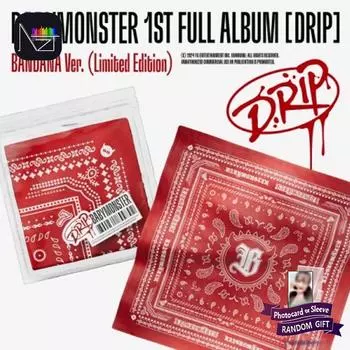BABYMONSTER - 1-й ПОЛНЫЙ АЛЬБОМ [DRIP] BANDANA Ver. (Ограниченный выпуск) 1PCS