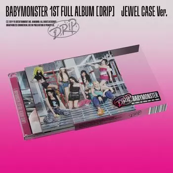 BABYMONSTER 1-й ПОЛНЫЙ АЛЬБОМ JEWEL CASE [DRIP] Ver. (Корейская версия)