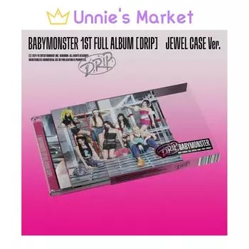 BABYMONSTER - DRIP Jewel Case Ver. 1-й полный альбом + бесплатный подарок 1ea