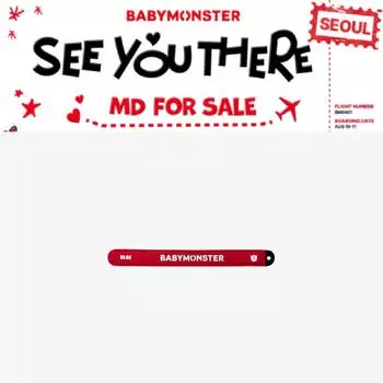 BABYMONSTER SEEYOUTHERE 2nd MD световой ремешок
