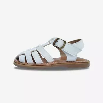 [BABYZZAM] Unisex Dalgona Sandals White, A056, 7000008887, Popular Korean Shoes 160