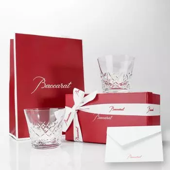 Baccarat Aria Tumbler 2025 Пара бокалов для празднования Дня Подарочный подарок Покупателю Включена открытка с сообщением [В упаковке] (Набор 2) Отцовский чистый