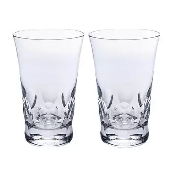 Baccarat Glass Beluga Pair Highball Tumbler L 14cm 350cc 2104389 [Item] чистый