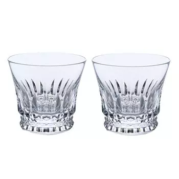 Baccarat Glass Pair Tiara Tumbler Old Fashioned Rocks Glass 250ml 2814886 [Item]