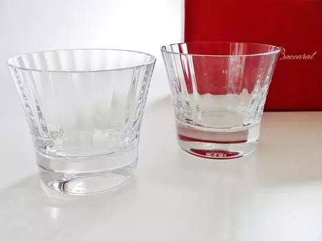 Baccarat Milnuits Tumbler 3 (OF) 8.5cm (pair) 105-395 [item]