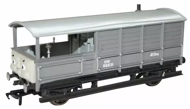 Bachman HO Gauge Thomas the Tank Engine Toad Модель грузового вагона 28-77019 серебряный