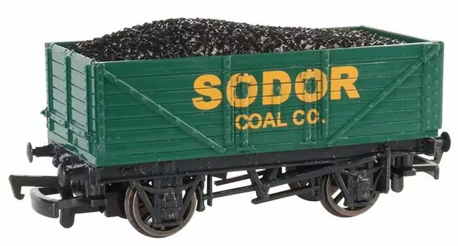 Bachmann HO Gauge Thomas the Tank Engine Sodor Coal Car Green Railway Model Freight Car 28-77002