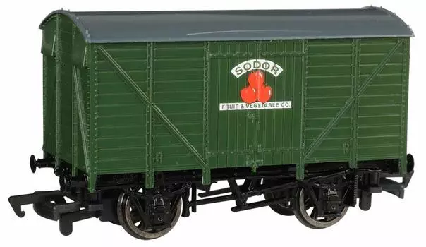 Bachmann HO Gauge Thomas the Tank Engine Ventilation Car Железнодорожная модель грузового вагона Фрукты/Овощи 28-77012