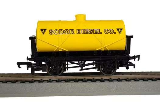 Bachmann HO Scale Thomas the Tank Engine Car Diesel Tank Car Railway Model Freight Yellow 28-77008 Car, жёлтый