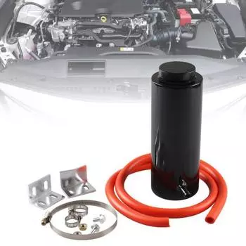 Бачок радиатора, жаропрочный сплав, прочный алюминий 6061, автомобильный перелив радиатора, 800 мл серебряный